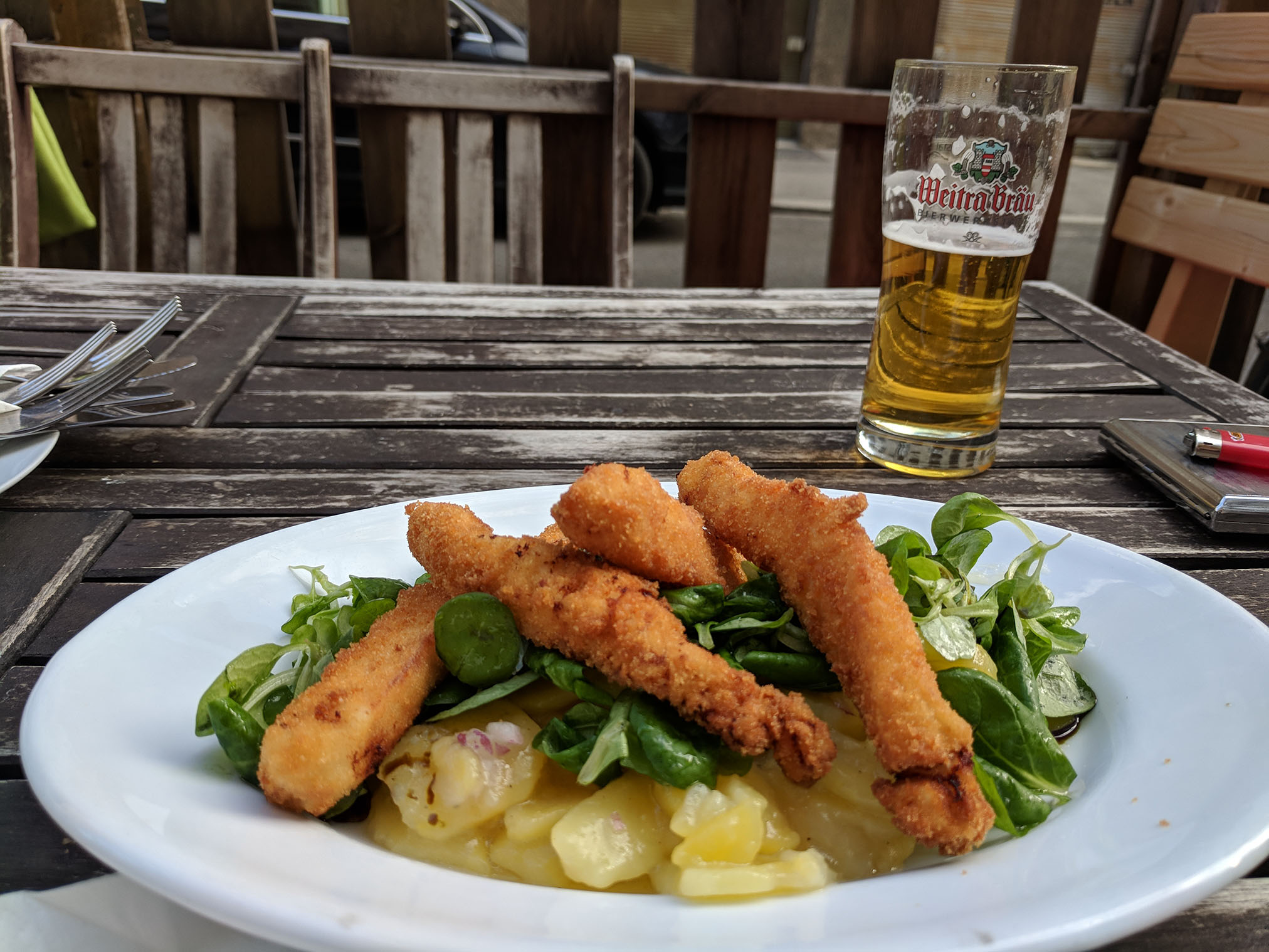 Winklers Zum Posthorn, plate of food