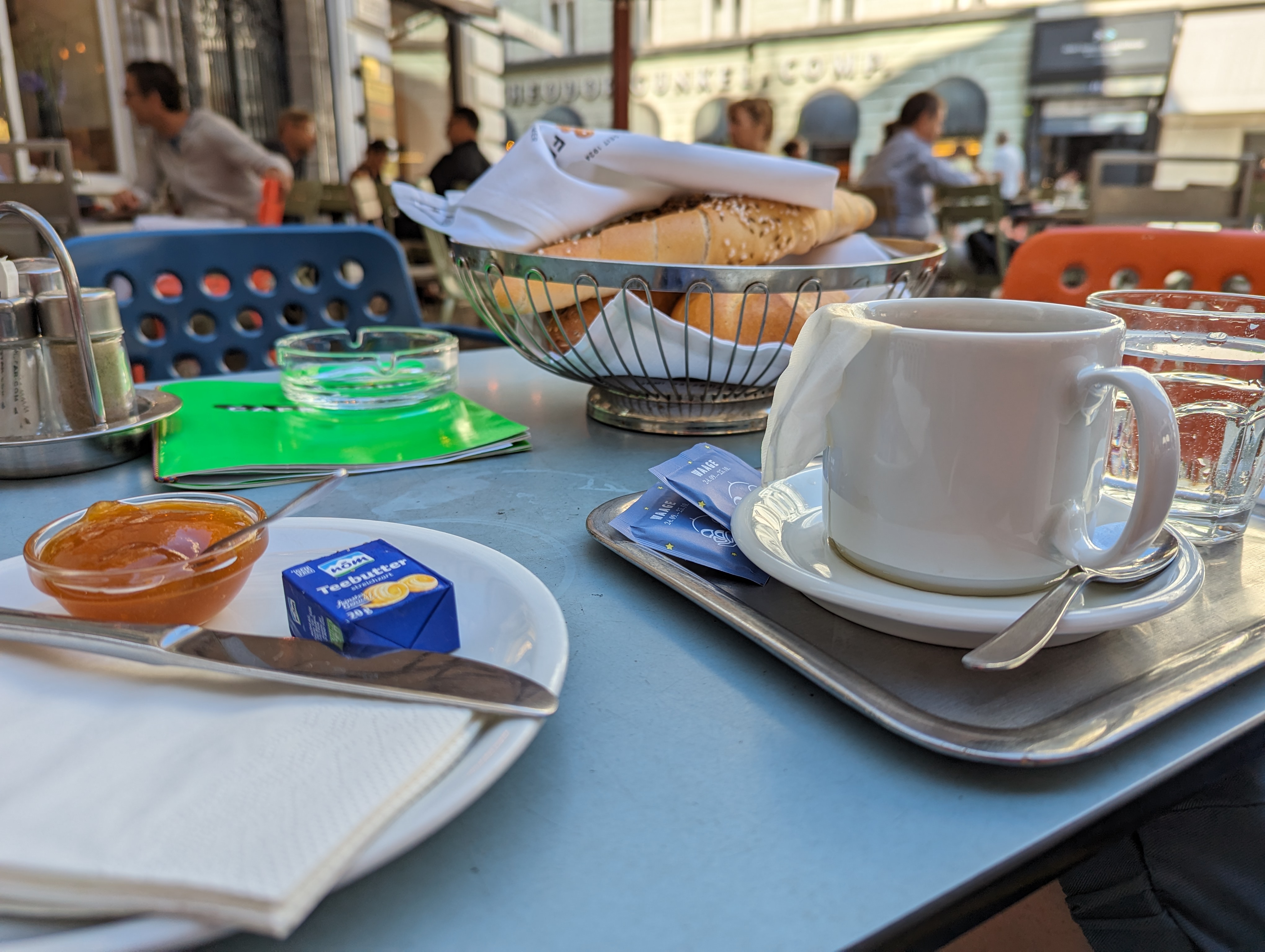 Café Korb, breakfast